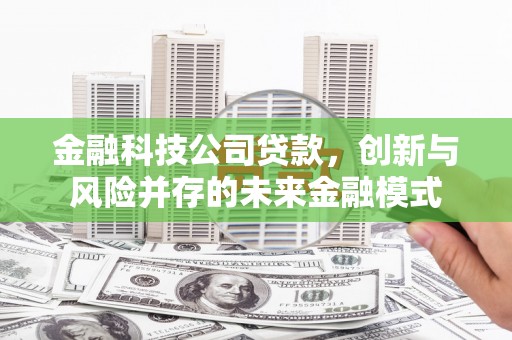 吴桥金融科技公司贷款，创新与风险并存的未来金融模式