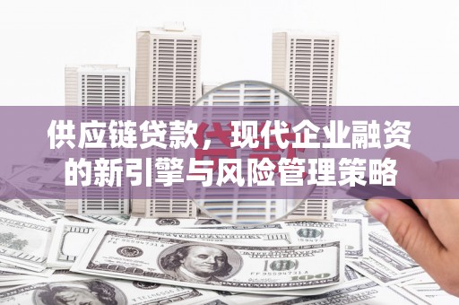 吴桥供应链贷款，现代企业融资的新引擎与风险管理策略