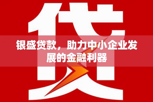 吴桥银盛贷款，助力中小企业发展的金融利器