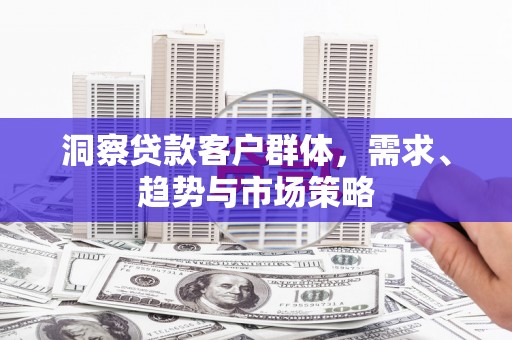 吴桥洞察贷款客户群体，需求、趋势与市场策略