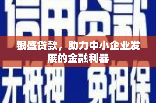 吴桥银盛贷款，助力中小企业发展的金融利器