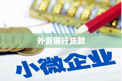 吴桥外资银行贷款