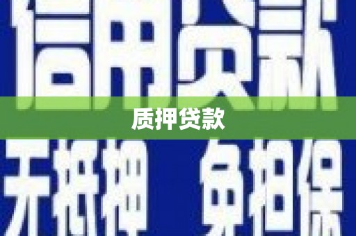 吴桥质押贷款