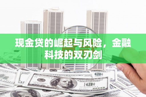 吴桥现金贷的崛起与风险，金融科技的双刃剑