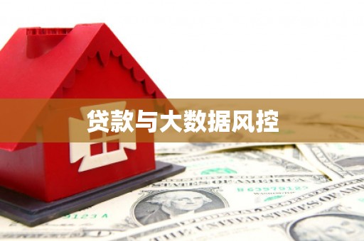 吴桥贷款与大数据风控