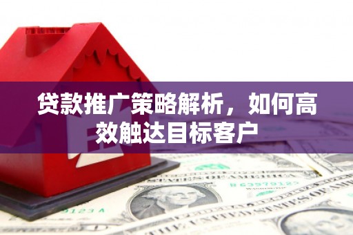 吴桥贷款推广策略解析，如何高效触达目标客户