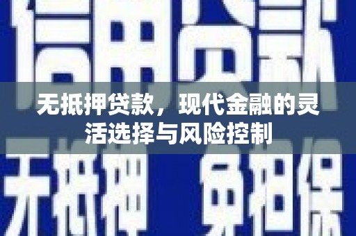 吴桥无抵押贷款，现代金融的灵活选择与风险控制