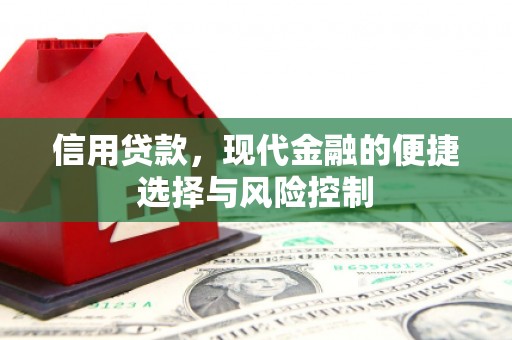 吴桥信用贷款，现代金融的便捷选择与风险控制