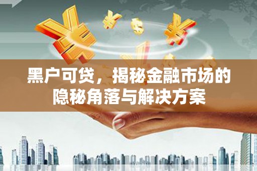 吴桥黑户可贷，揭秘金融市场的隐秘角落与解决方案