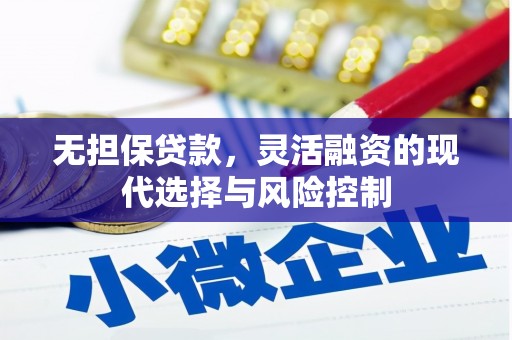 吴桥无担保贷款，灵活融资的现代选择与风险控制