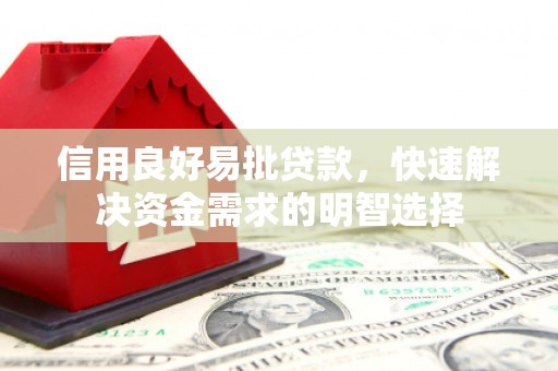 吴桥信用良好易批贷款，快速解决资金需求的明智选择