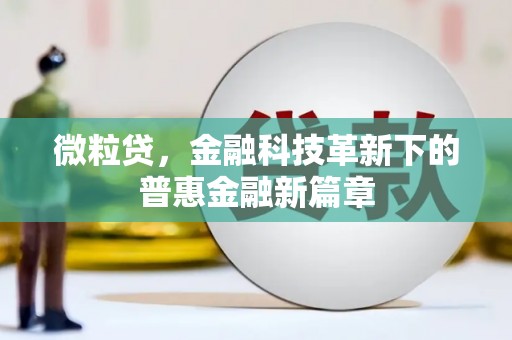 吴桥微粒贷，金融科技革新下的普惠金融新篇章