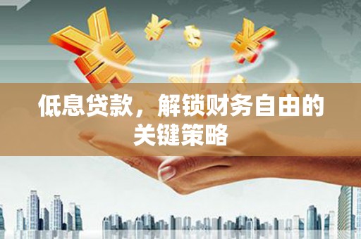 吴桥低息贷款，解锁财务自由的关键策略