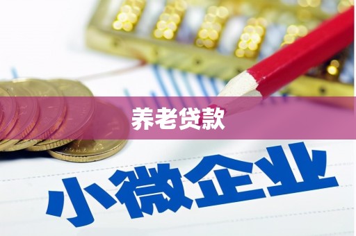 吴桥养老贷款