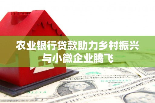 吴桥农业银行贷款助力乡村振兴与小微企业腾飞